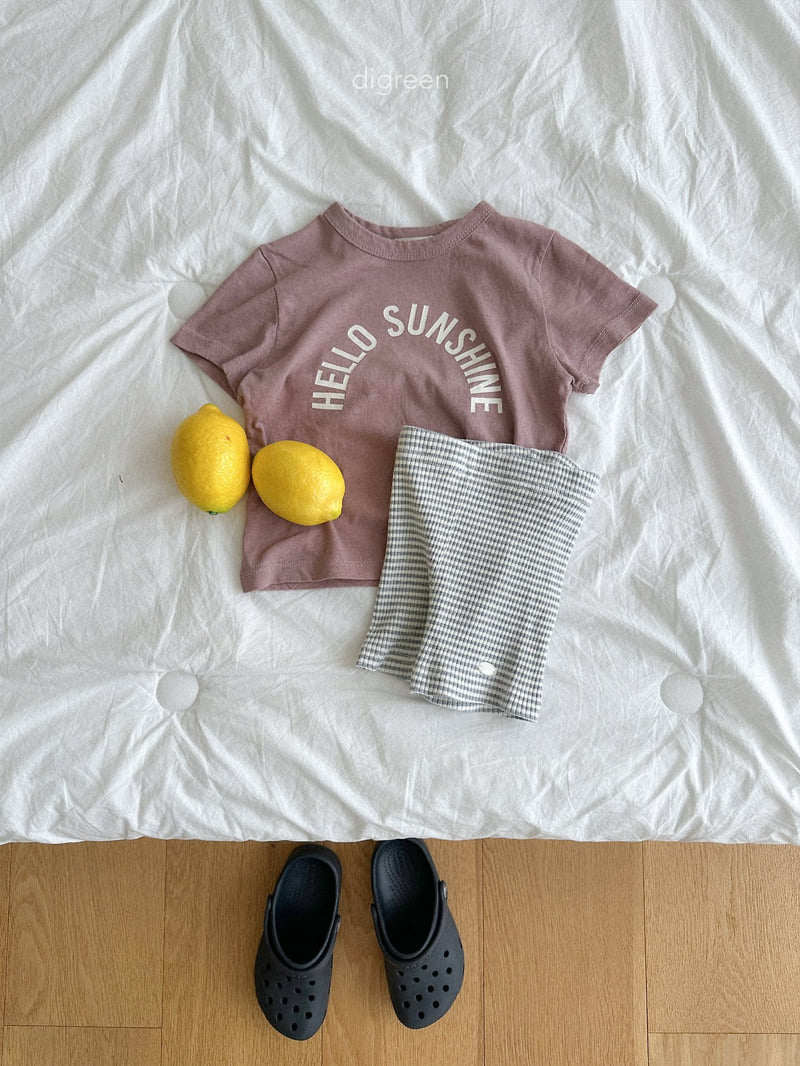 Digreen - Korean Children Fashion - #stylishchildhood - Sunshine Short Sleeve Tee - 6