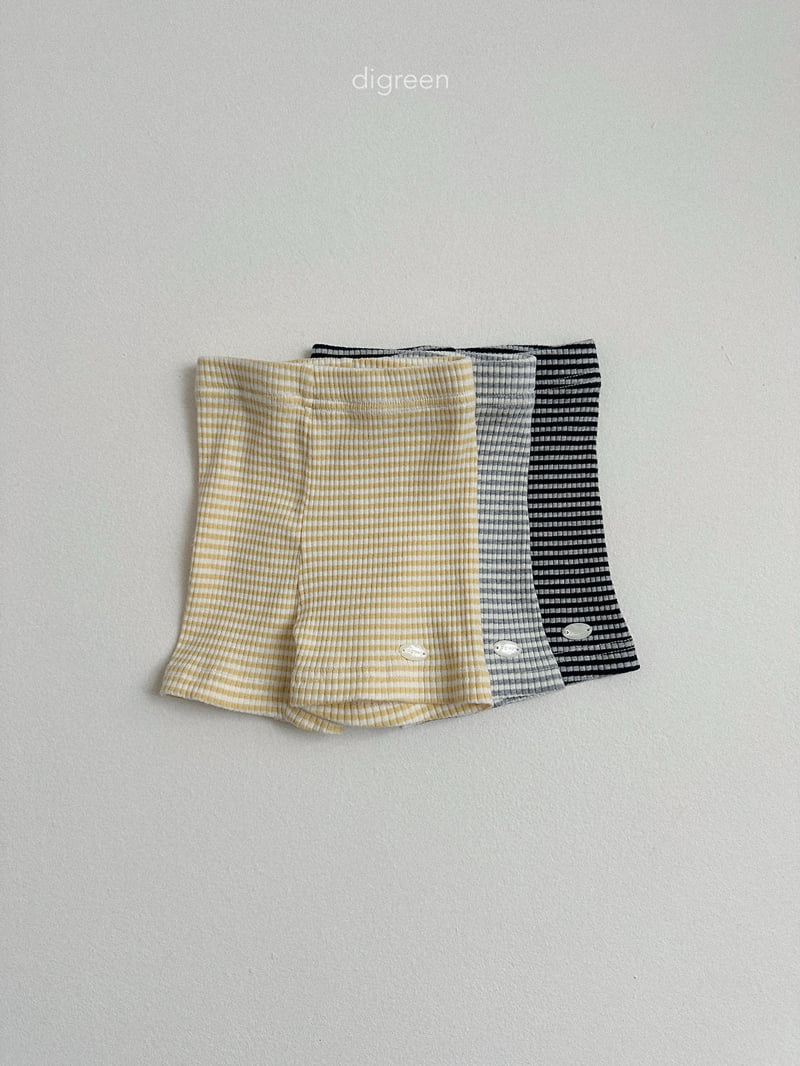 Digreen - Korean Children Fashion - #todddlerfashion - Butter Stripe Shorts - 6