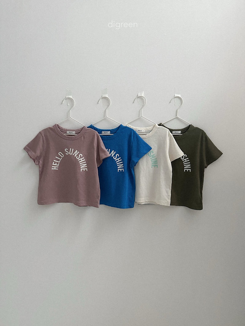Digreen - Korean Children Fashion - #prettylittlegirls - Sunshine Short Sleeve Tee - 4
