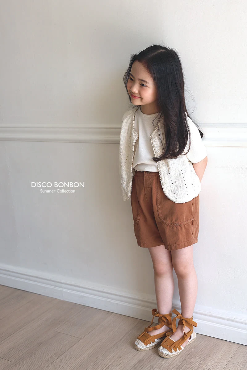 Disco Bonbon - Korean Baby Fashion - #babyoutfit - Daisy Mini Vest - 6
