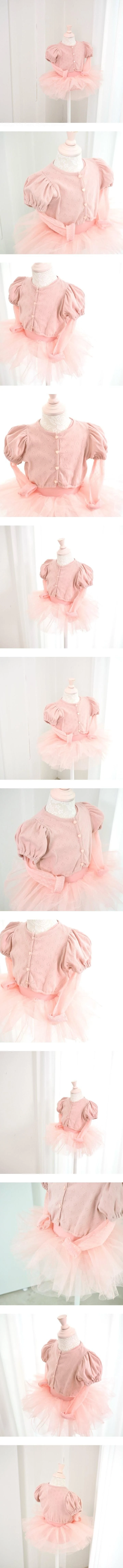 Dominico - Korean Children Fashion - #designkidswear - Dot Lace Ballet Leotard