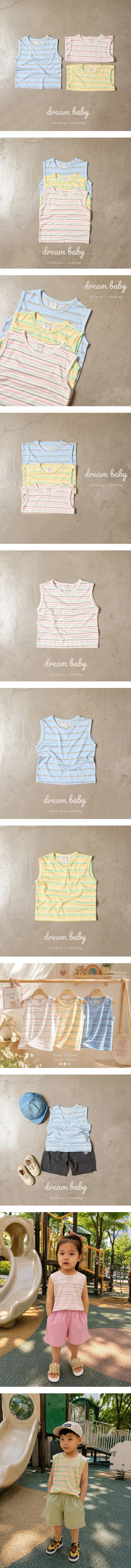 Dream Baby - Korean Children Fashion - #childofig - Tencel Candy Sleeveless Top