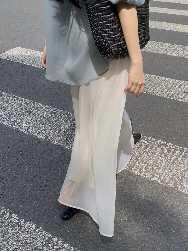 Dress Room - Korean Women Fashion - #momslook - Pure Airy Skirt