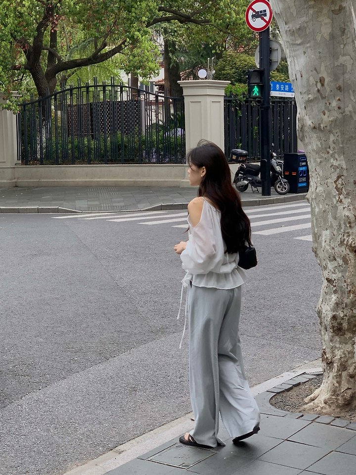 Dress Room - Korean Women Fashion - #momslook - Soap Banding Pants - 7