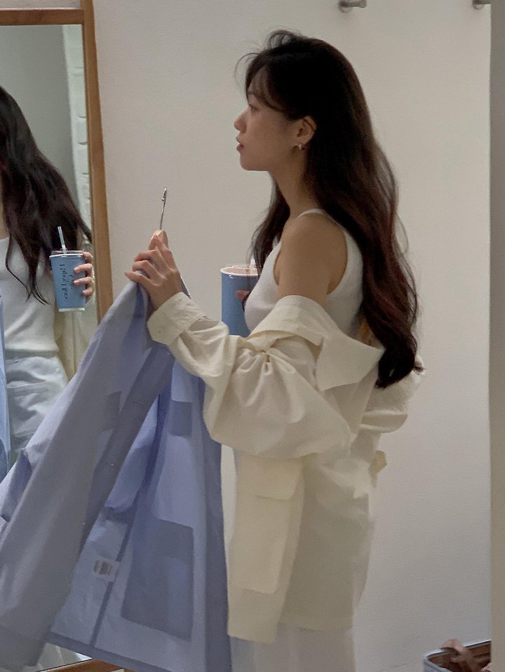 Dress Room - Korean Women Fashion - #momslook - Beluga Summer Cotton Jacket - 3
