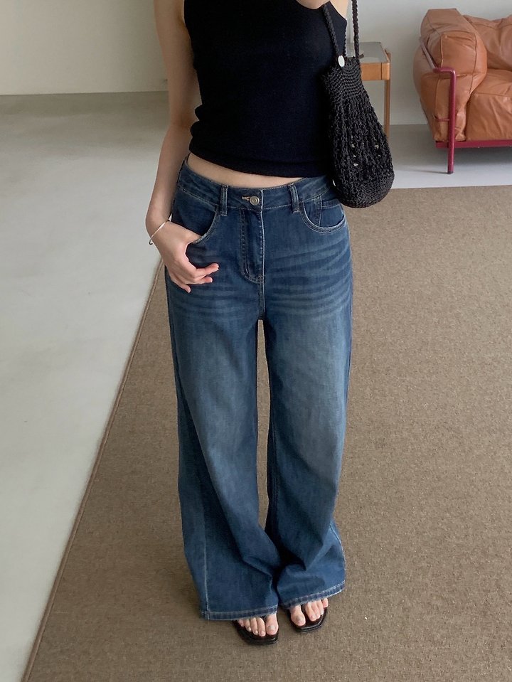 Dress Room - Korean Women Fashion - #momslook - Kind Summer Denim Pants