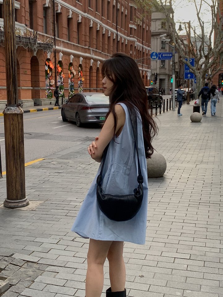 Dress Room - Korean Women Fashion - #momslook - Cotton Shirring One-piece - 8