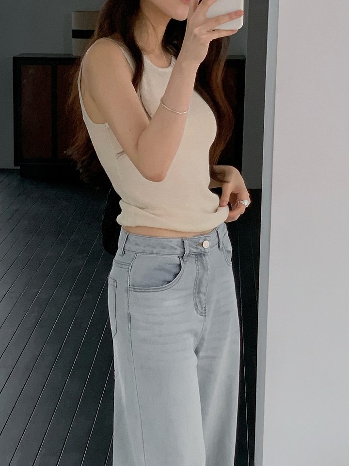 Dress Room - Korean Women Fashion - #momslook - Cashmere Soft Sleeveless Top - 8