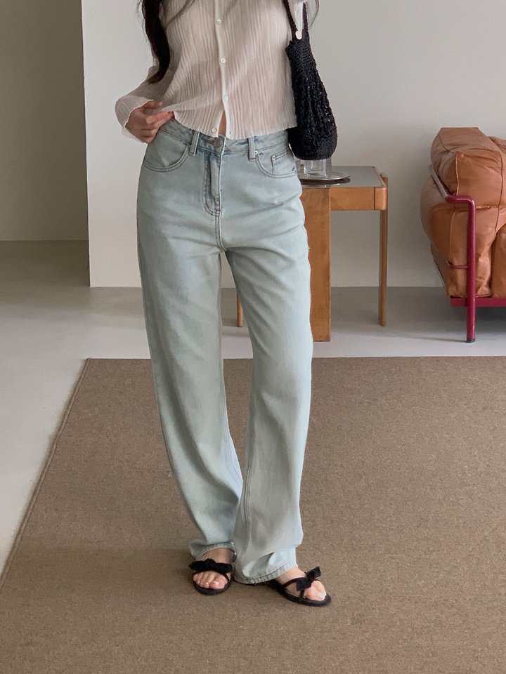 Dress Room - Korean Women Fashion - #momslook - Stella Denim Pants - 9