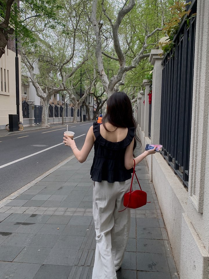 Dress Room - Korean Women Fashion - #momslook - Belle Frill Blouse - 2