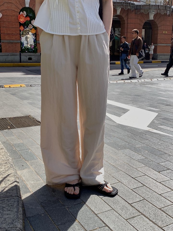 Dress Room - Korean Women Fashion - #momslook - Glow Rough Pants - 11
