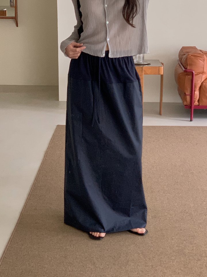 Dress Room - Korean Women Fashion - #momslook - Belly Two-Tone Skirt - 6