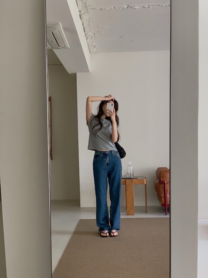 Dress Room - Korean Women Fashion - #pursuepretty - Cotton Stitch Tee - 10