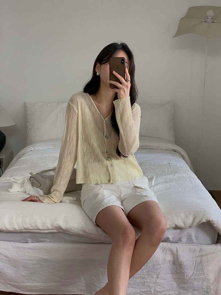 Dress Room - Korean Women Fashion - #pursuepretty - Solar V-Neck Cardigan