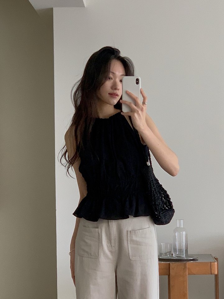 Dress Room - Korean Women Fashion - #restrostyle - Pocket Cotton Pants - 6