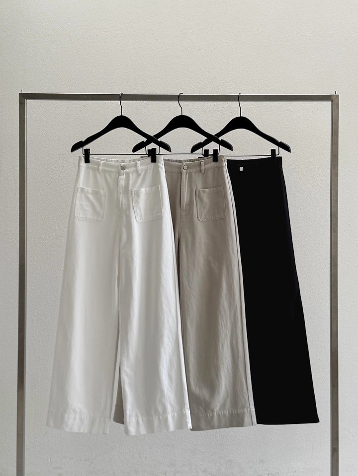 Dress Room - Korean Women Fashion - #shopsmall - Pocket Cotton Pants - 8