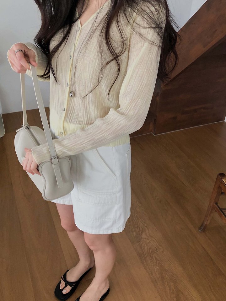 Dress Room - Korean Women Fashion - #thatsdarling - Solar V-Neck Cardigan - 5