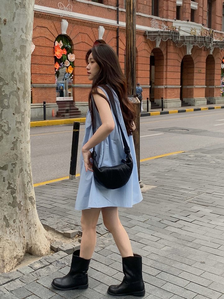 Dress Room - Korean Women Fashion - #thelittlethings - Cotton Shirring One-piece - 7