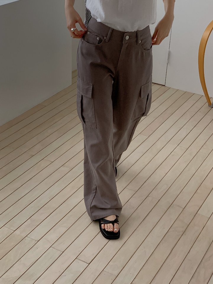 Dress Room - Korean Women Fashion - #vintagekidsstyle - Egg Cargo Cotton Pants - 10