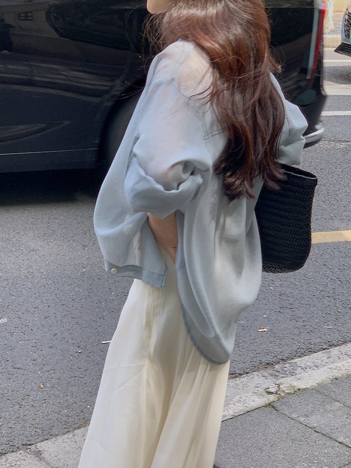 Dress Room - Korean Women Fashion - #womensfashion - Wish Roll-Up Shirt - 3