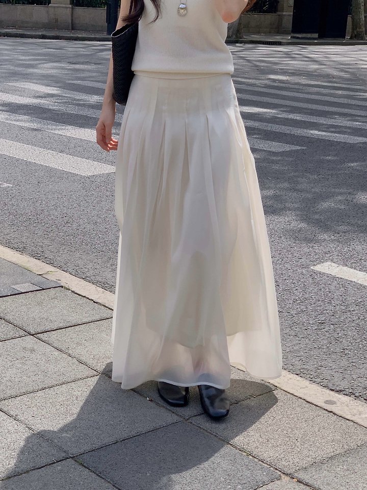Dress Room - Korean Women Fashion - #womensfashion - Pure Airy Skirt - 8