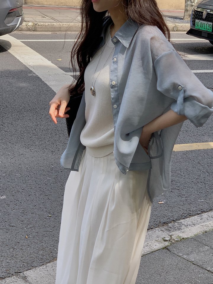 Dress Room - Korean Women Fashion - #womensfashion - Clean Sleeveless Knit Top - 3