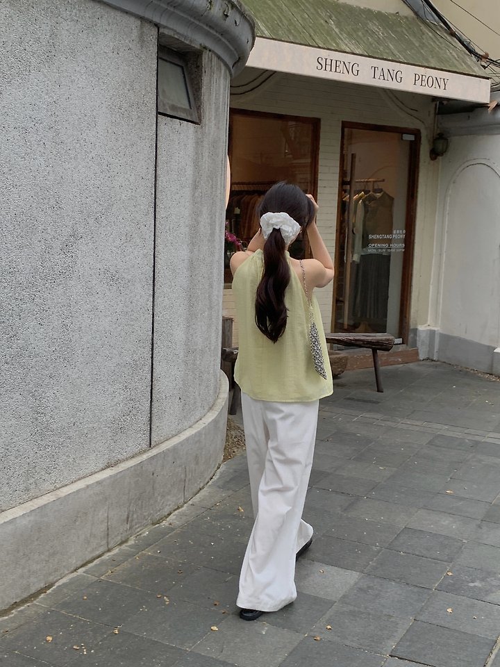 Dress Room - Korean Women Fashion - #momslook - Soap Banding Pants - 4