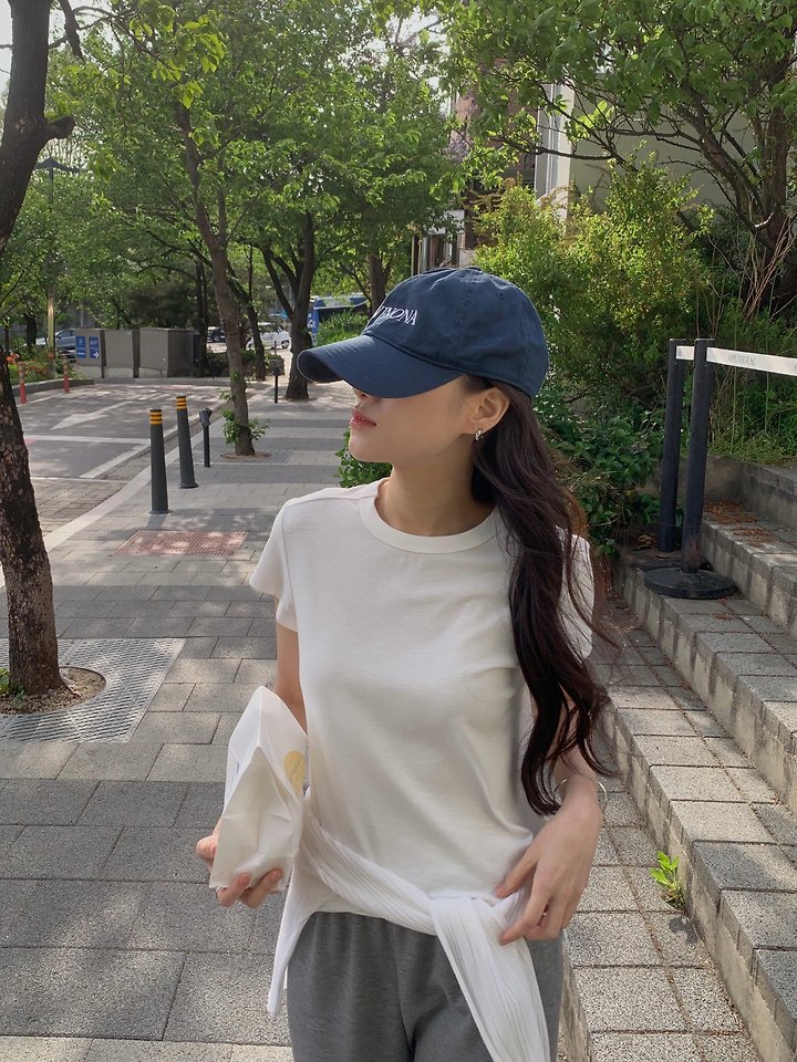 Dress Room - Korean Women Fashion - #womensfashion - Cotton Stitch Tee - 3