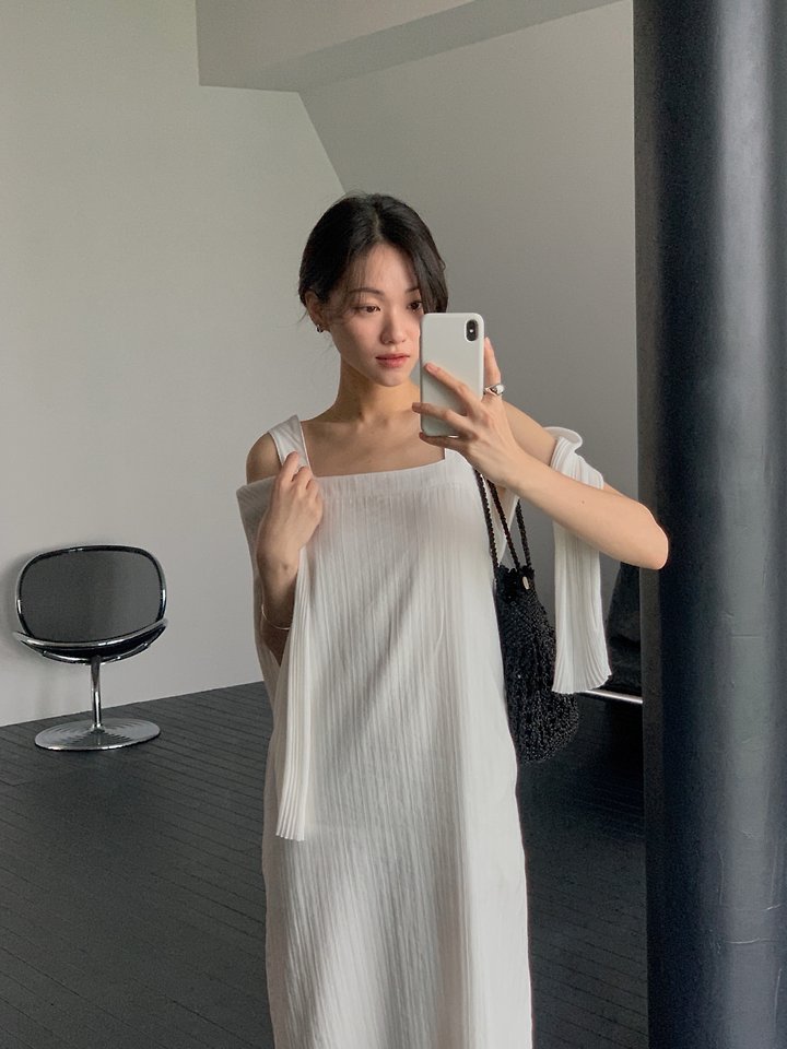 Dress Room - Korean Women Fashion - #womensfashion - Lina Square-Neck One-piece