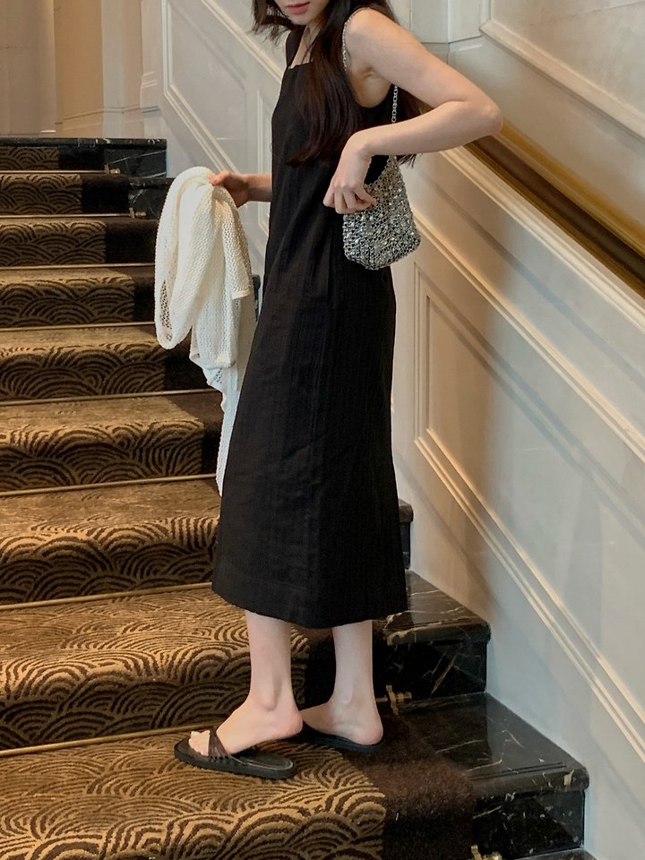 Dress Room - Korean Women Fashion - #womensfashion - Lina Square-Neck One-piece - 11