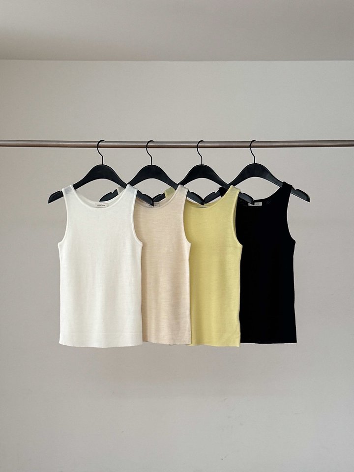 Dress Room - Korean Women Fashion - #womensfashion - Cashmere Soft Sleeveless Top - 9