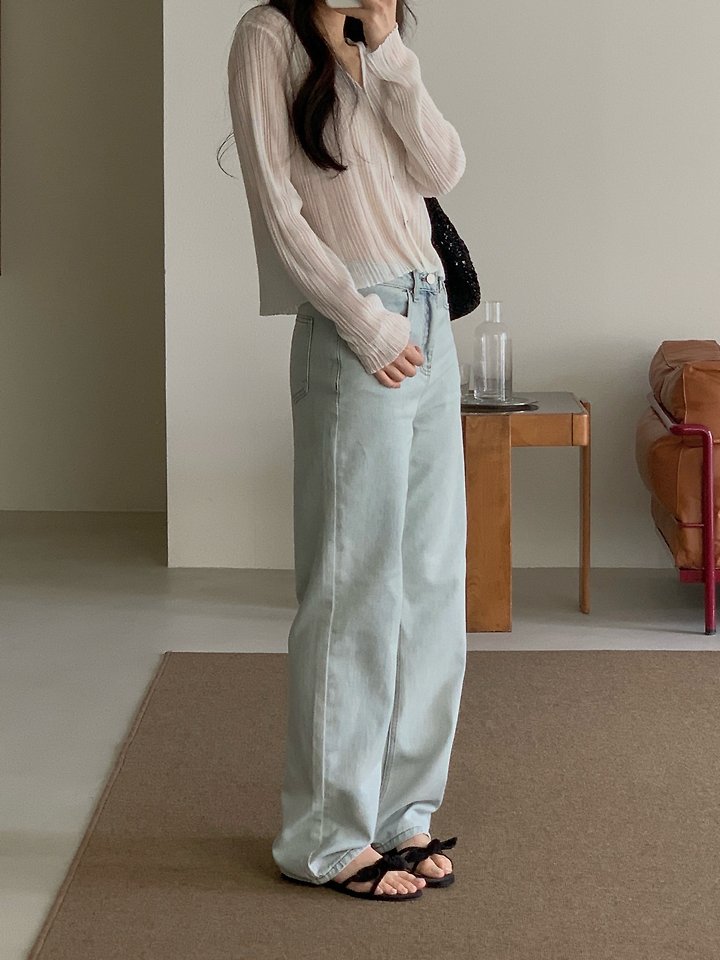 Dress Room - Korean Women Fashion - #womensfashion - Stella Denim Pants - 10
