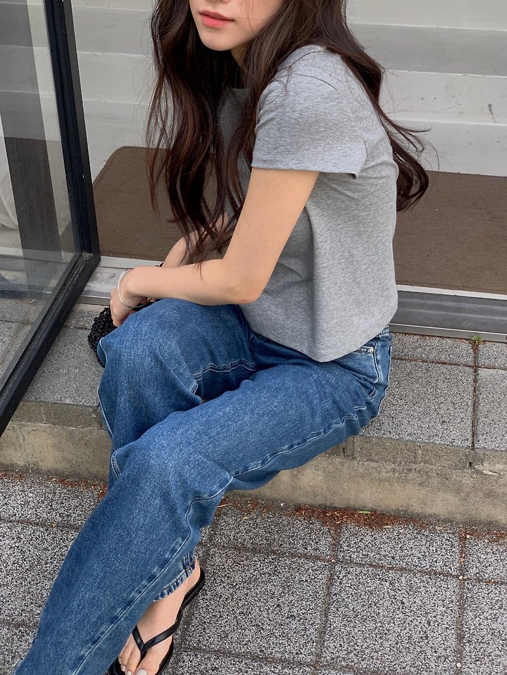 Dress Room - Korean Women Fashion - #momslook - Stella Denim Pants - 4