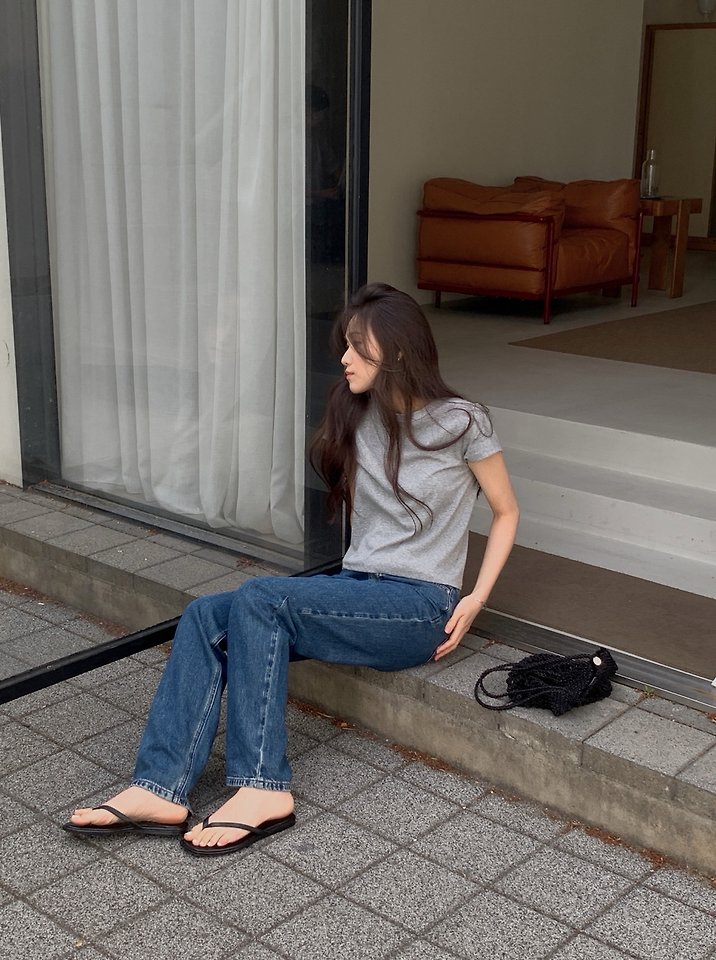 Dress Room - Korean Women Fashion - #womensfashion - Stella Denim Pants - 6