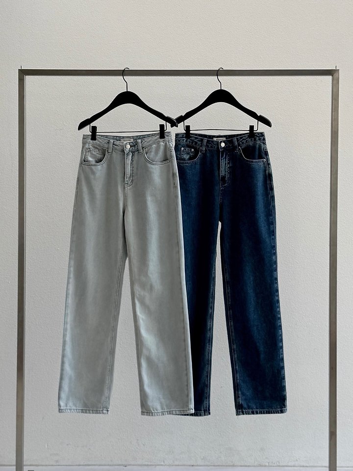 Dress Room - Korean Women Fashion - #womensfashion - Stella Denim Pants - 8