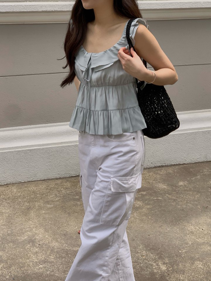 Dress Room - Korean Women Fashion - #womensfashion - Belle Frill Blouse - 11