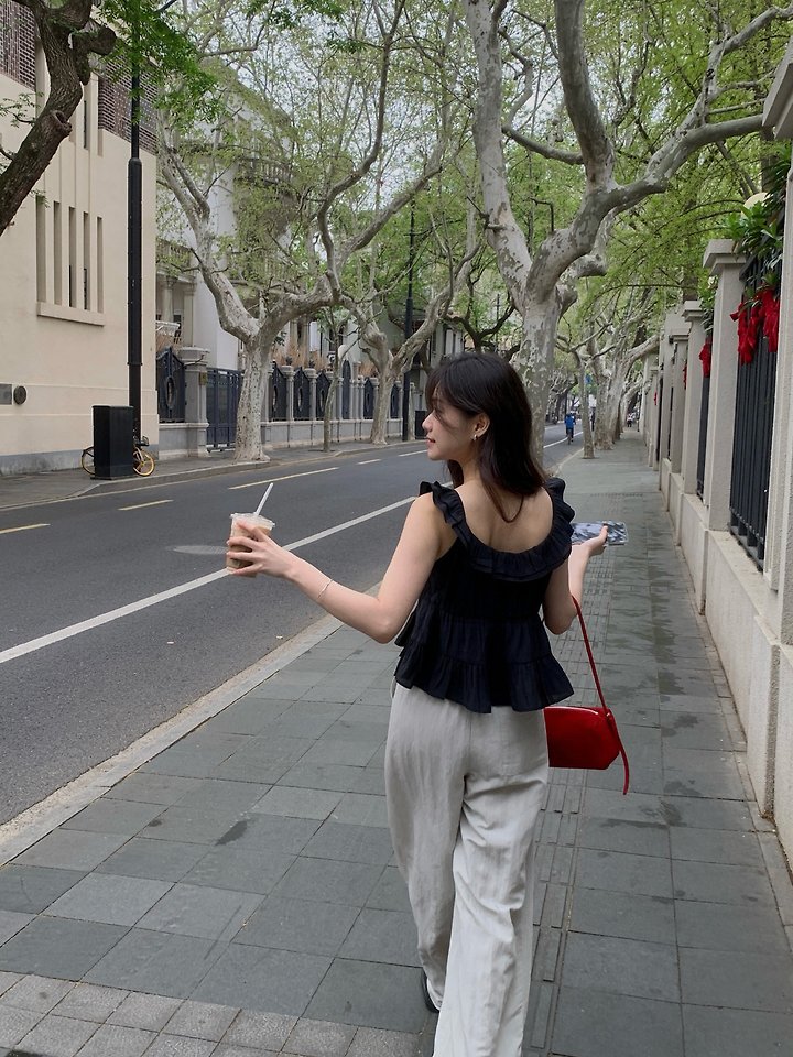 Dress Room - Korean Women Fashion - #womensfashion - Glow Rough Pants - 2