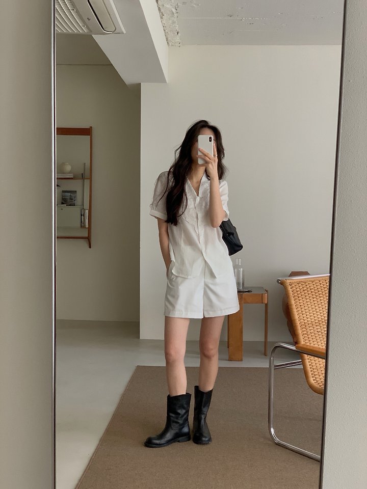 Dress Room - Korean Women Fashion - #momslook - Lowell Cotton Blouse - 4