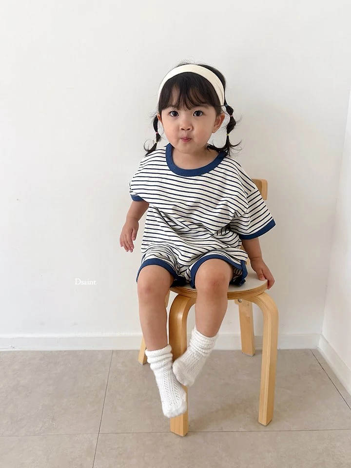 Dsaint - Korean Children Fashion - #Kfashion4kids - Yum Yum Contrast Ringer Set - 9