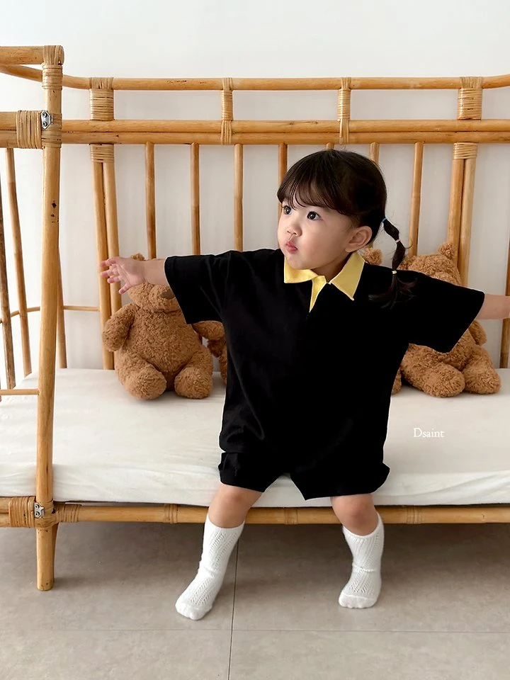 Dsaint - Korean Children Fashion - #kidzfashiontrend - Ping Pong Pang Collar Set - 4