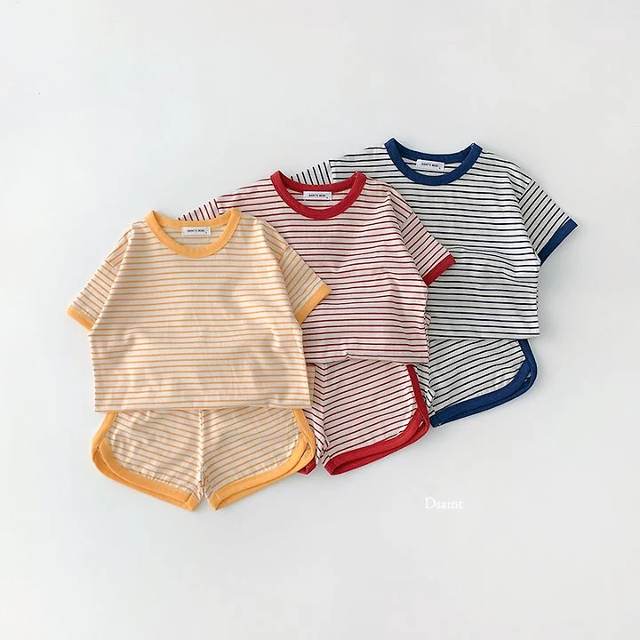 Dsaint - Korean Children Fashion - #childofig - Yum Yum Contrast Ringer Set