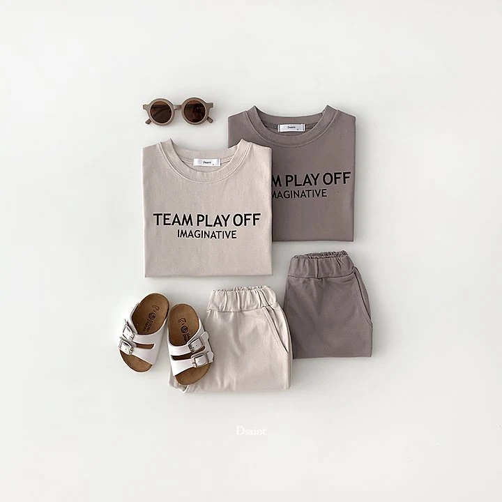 Dsaint - Korean Children Fashion - #kidsshorts - Team Play Sleeveless Set - 4