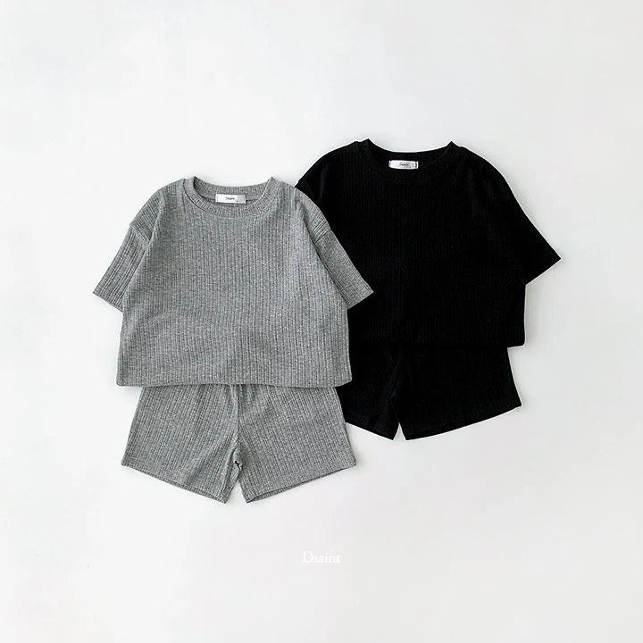 Dsaint - Korean Children Fashion - #kidsstore - Puppy Top Bottom Set - 3