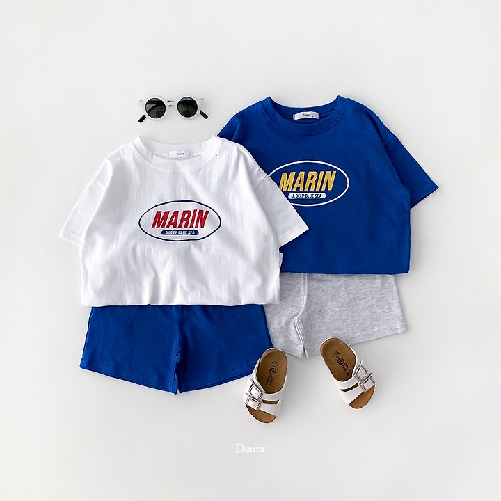 Dsaint - Korean Children Fashion - #kidsstore - Marine Contrast Set