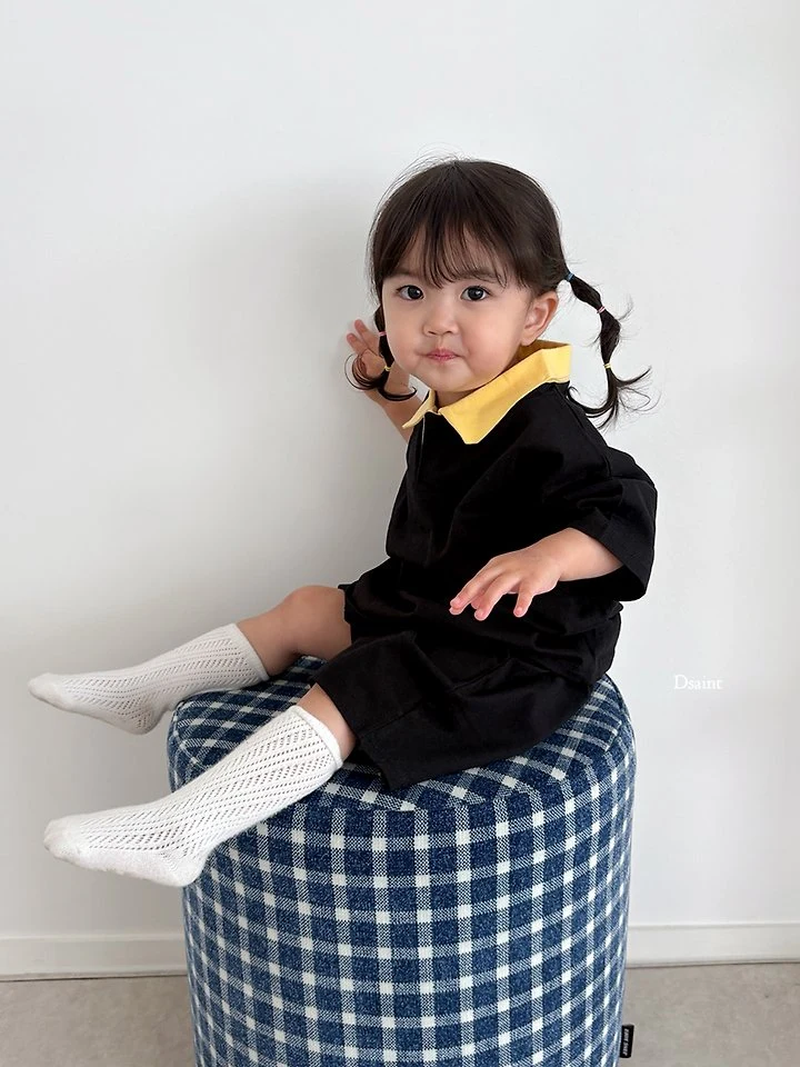 Dsaint - Korean Children Fashion - #kidzfashiontrend - Ping Pong Pang Collar Set - 3