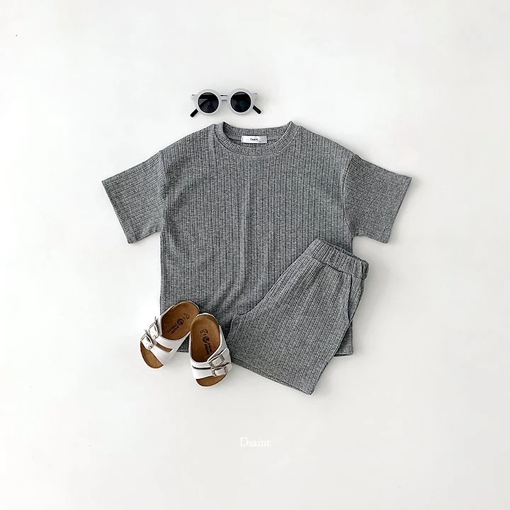 Dsaint - Korean Children Fashion - #littlefashionista - Puppy Top Bottom Set - 6