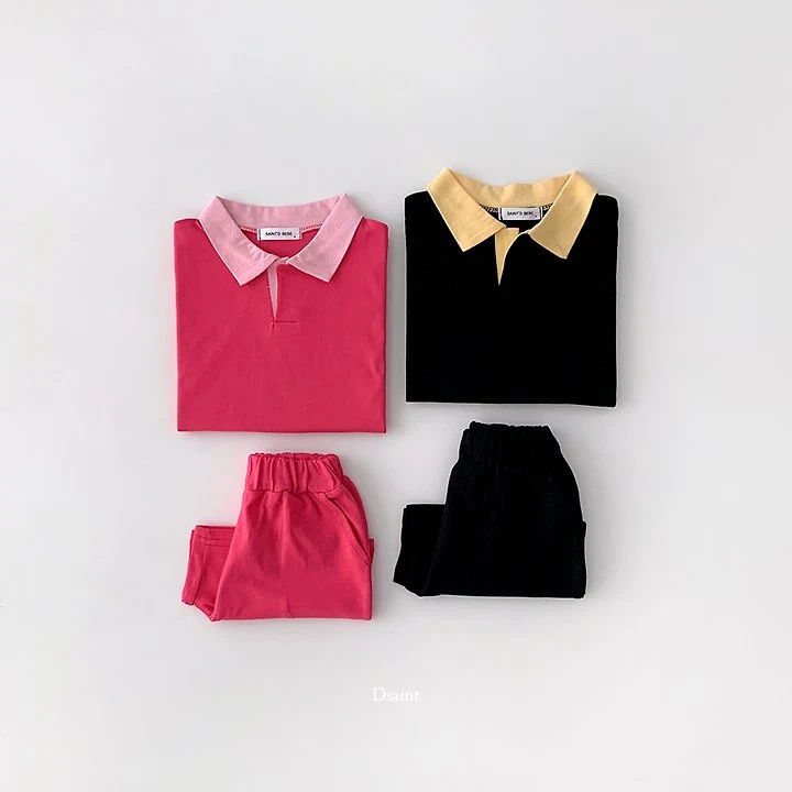 Dsaint - Korean Children Fashion - #littlefashionista - Ping Pong Pang Collar Set - 5