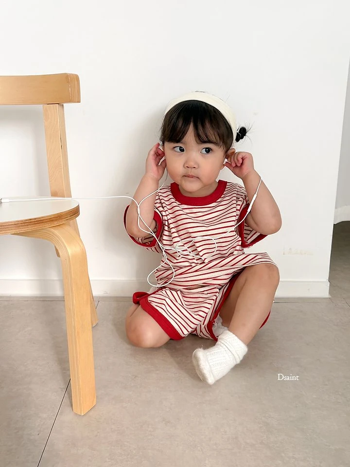Dsaint - Korean Children Fashion - #magicofchildhood - Yum Yum Contrast Ringer Set - 11