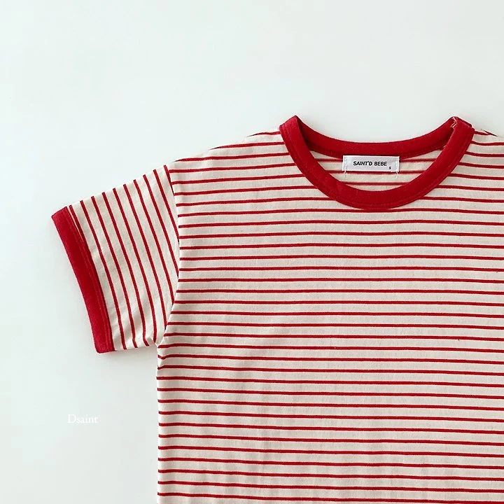 Dsaint - Korean Children Fashion - #minifashionista - Yum Yum Contrast Ringer Set - 12