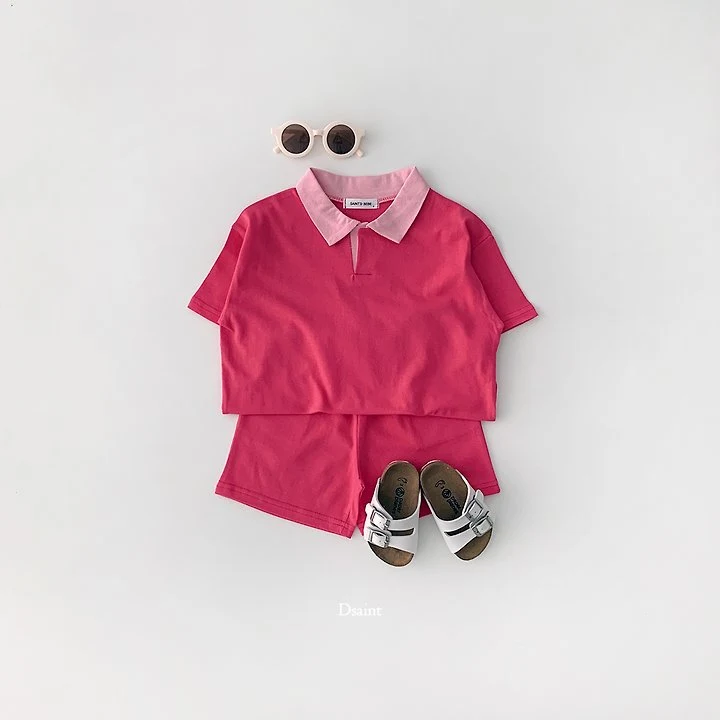 Dsaint - Korean Children Fashion - #todddlerfashion - Ping Pong Pang Collar Set - 9